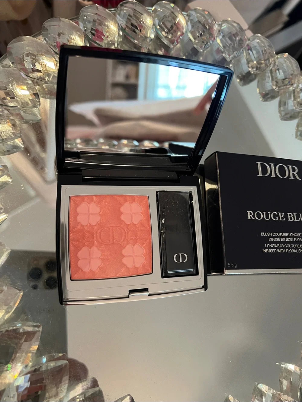 Dior Rouge Blush Powder in lucky Pink-Limited Edition
